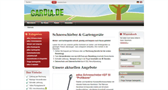 Desktop Screenshot of gardia.de
