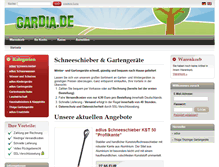Tablet Screenshot of gardia.de